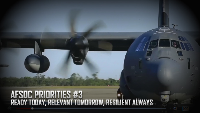 AFSOC priorities: The 3 Rs